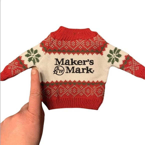Tiny little holiday festive bottle sweaters. Tito’s vodka and markers mark. - Picture 2 of 5